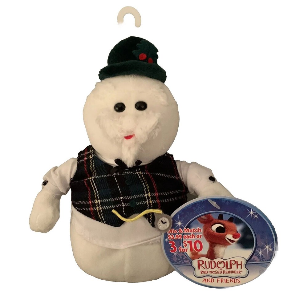 Commonwealth 2005 Sam Snowman  Rudolph the Red Nosed Reindeer 8"  Plush NEW TAGS